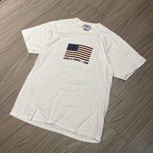Stussy White Stars & Stripes Tee